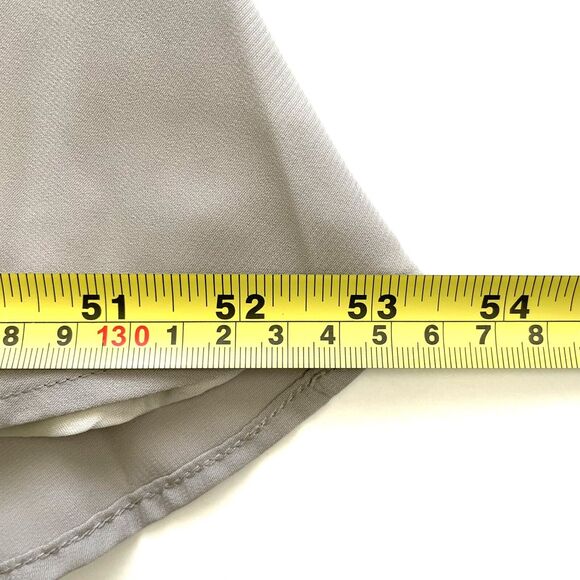 Jenny Yoo Light Grey Blake Maxi Bridesmaid Prom Formal Dress - Picture 12 of 16